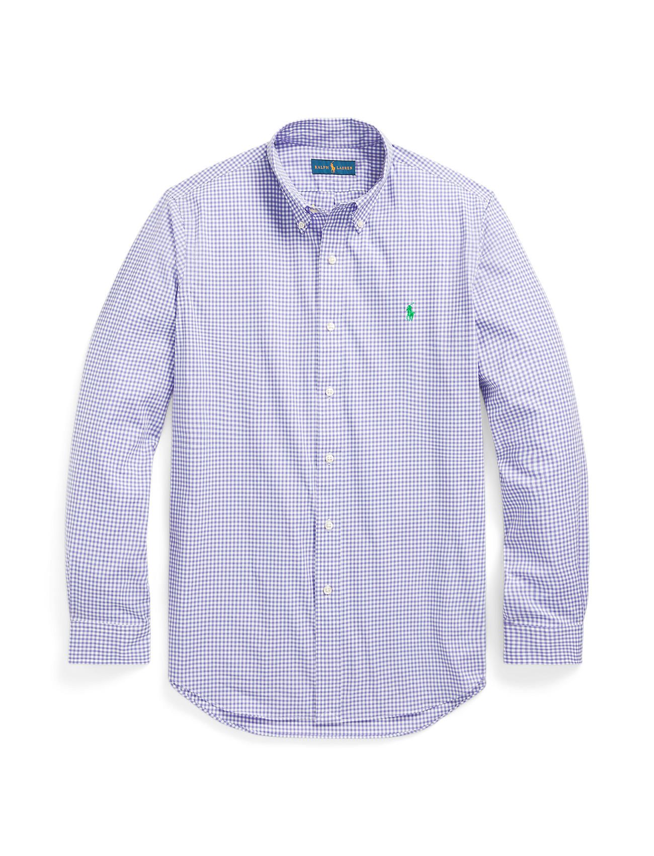 CAMISA M/L CUADROS-4656I LAVENDER/WHITE