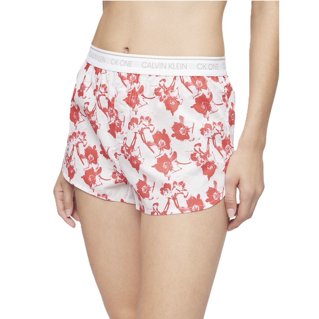 PIJAMA DAMA-SHORT -LILIUM PRINT_STRAWBERRY SHAKE