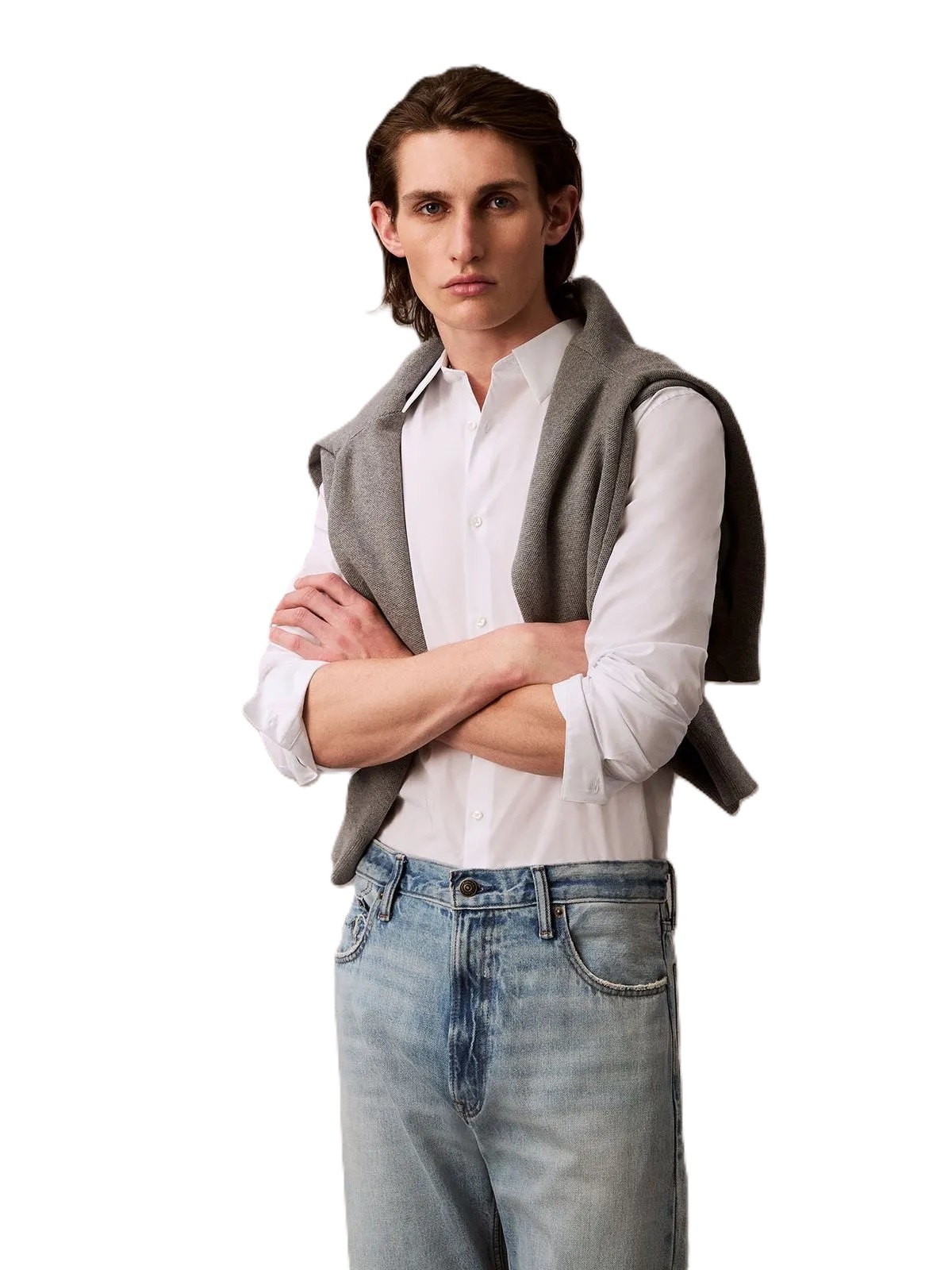 CAMISA M/L CAB. -BRILLIANT WHITE