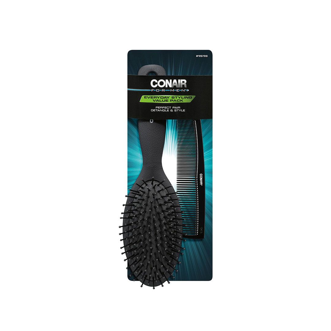 JUEGO DE CEPILLO Y PEINE PARA HOMBRE