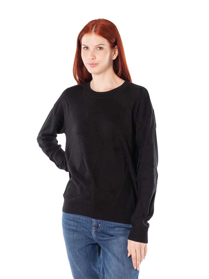BLUSA DAMAS L/S-BLACK
