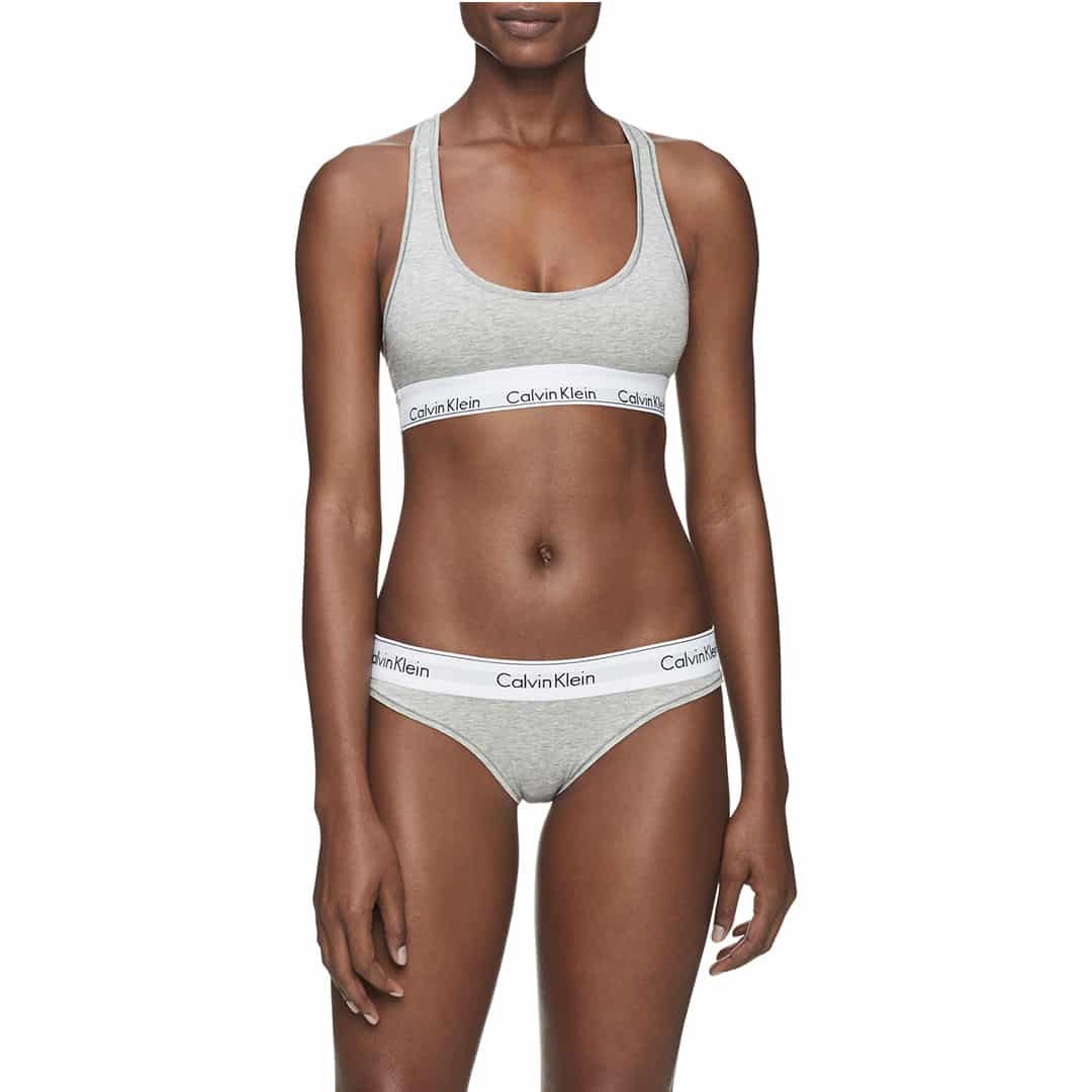 PANTIES DAMA PAQ X1-GREY HEATHER-L