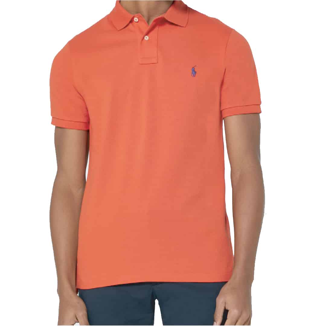 REMERA CUELLO POLO-ORANGEY