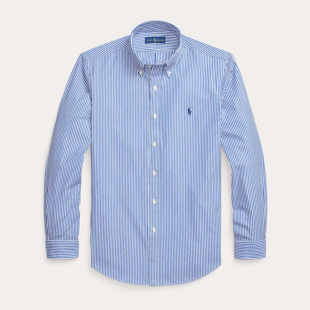 CAMISA M/L CAB. -BLUE/WHITE BENGAL STRIPE