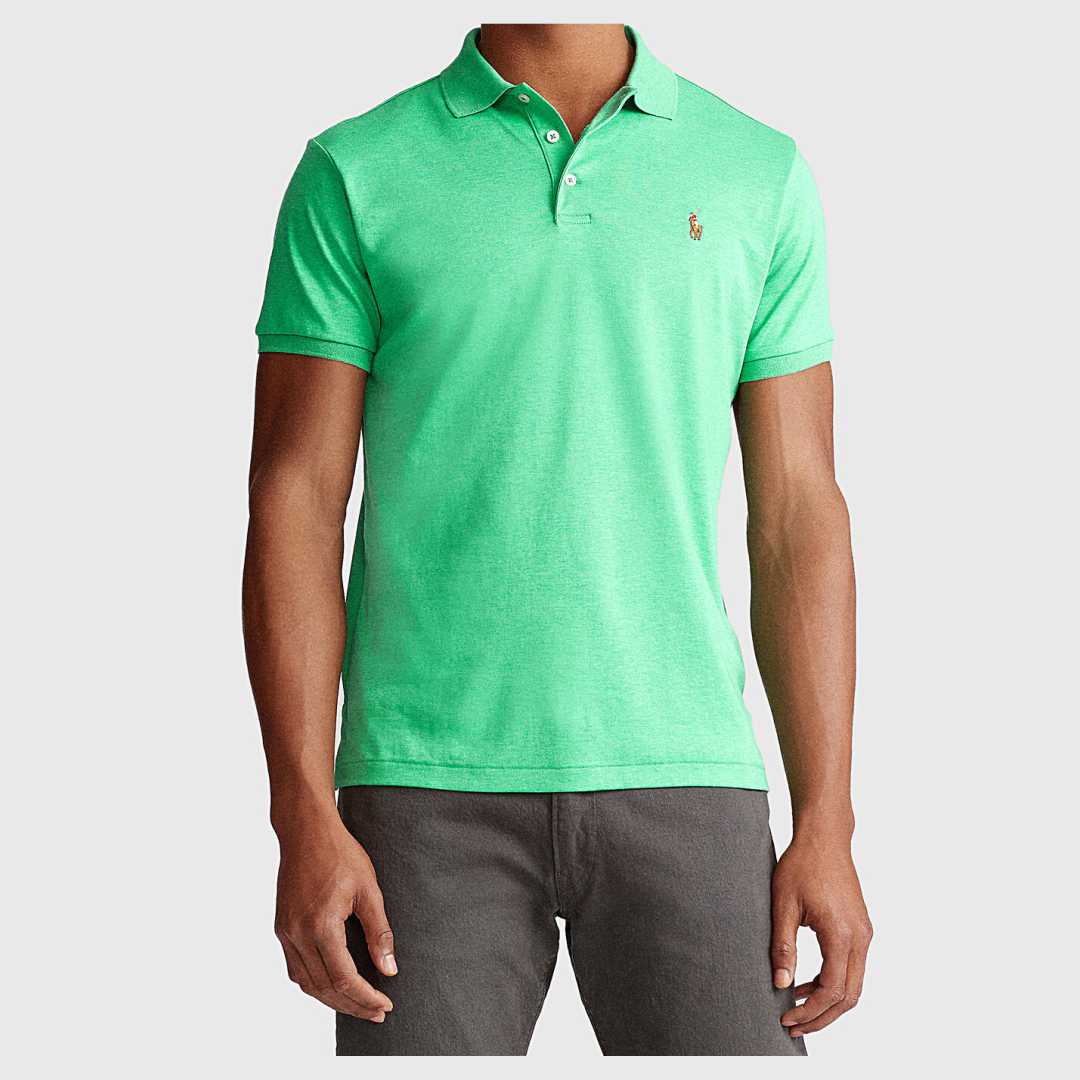 Remera c/Polo- -PALM GREEN HEATHER