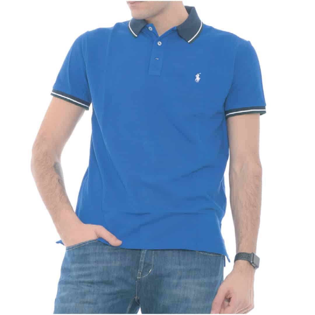 REMERA C/POLO CAB.-BLUE-S