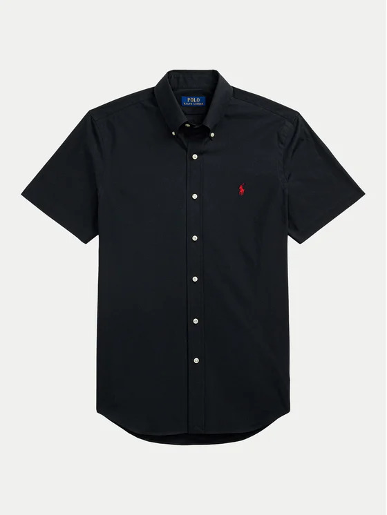 CAMISA M/C CAB-OXFORD-POLO BLACK