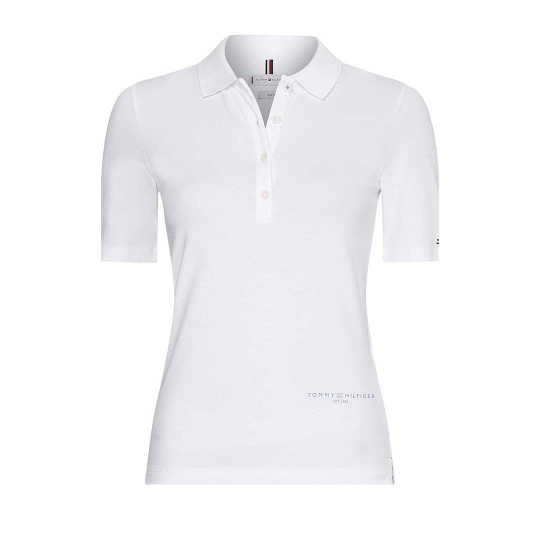 Remera Cuello Polo Fashion Dama Th Optic White Vendome